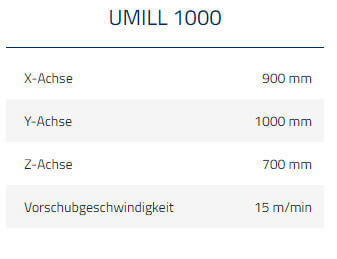 emco mecof umill1000